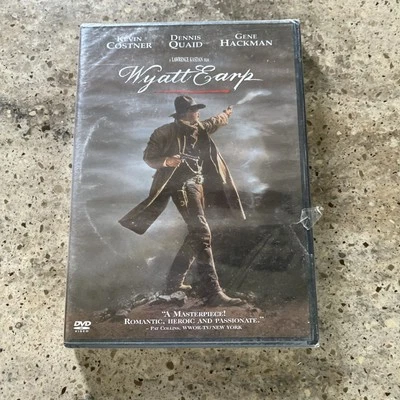 Wyatt Earp (DVD, 1994) Kevin Costner, Dennis Quaid, Gene Hackman New - Image 1 of 2