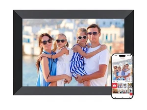 Ciowain Frameo 10.1" Smart WiFi Digital Photo Frame - Black - Picture 1 of 6
