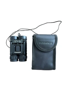 Bushnell Compact 8 x 21 Binoculars 378FT At 1000 YDS Adjustable Portable Case - Picture 1 of 2
