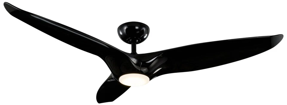 60" Modern Forms Morpheus III Gloss Black 2700K LED Smart Ceiling Fan - Image 1 of 1