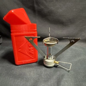 Fornello da campeggio MSR Pocket Rocket outdoor con custodia bruciatore escursionismo usato una volta - Foto 1 di 8