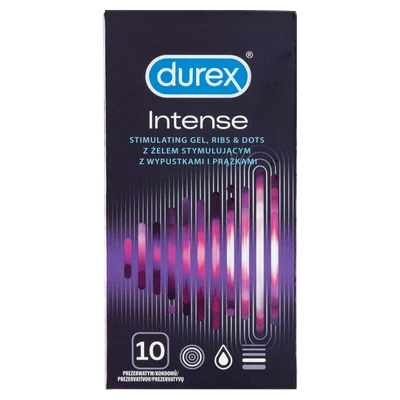 Condones Durex Intense 10 piezas. - Imagen 1 de 2