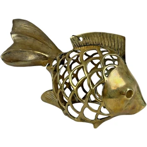 OTTONE KOI Fish Rosenthal-Netter MCM Lanterna Vintage Stravagante Dichiarazione RARA - Foto 1 di 12