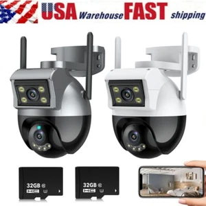 6MP Wifi Camaras De Seguridad Para Exterior Inalambrica Con Vision Nocturna 32GB - Picture 1 of 21