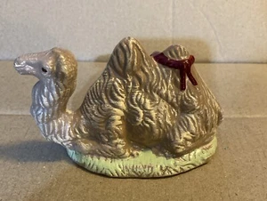"Estatuilla de Belén de Navidad Camello Cerámica Atlantic Mold Vintage Repuesto 3,5""" - Imagen 1 de 6