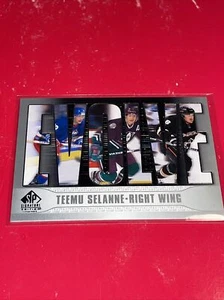 2020-21 UD SP Teemu Selanne Signature Edition Legends Evolve Insert - Picture 1 of 3