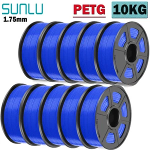 10KG SUNLU PETG Blue 3D Printer Filament 1.75mm PETG Blue Consumables 10 Rolls - Picture 1 of 11