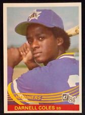 1984 Donruss #630 Darnell Coles Rookie RC Seattle Mariners NM-MINT++
