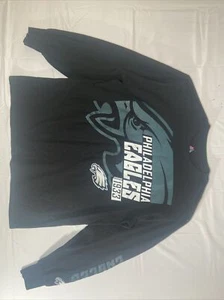 Camicia manica lunga Philadelphia Eagles NFL marca Majestic taglia XL - Foto 1 di 7