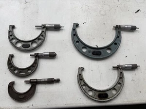 1" - 6" External Micrometer Set - Picture 1 of 6