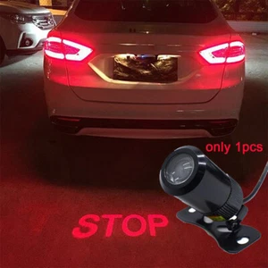 Car Laser STOP Light Projector Rear Brake Fog Lamp Warning Signal Anti-Collision - Picture 1 of 10