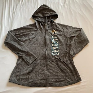 Jacksonville Jaguars Jacke Full-Zip Damen Gr. XL Team Apparel grau Stretch NFL - Bild 1 von 7