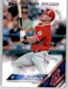 2016 Topps Series 1 Future Stars Kole Calhoun Insert MLB Set Break Angels #95 - Picture 1 of 2