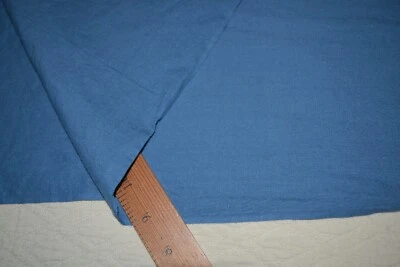 Cotton fabric, blue print, 43" x 3.4 yards, preshrunk - Image 1 of 3