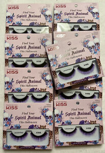 4 Sets Kiss Spirit Animal  False Eyelashes Leopardess Purple Dramatic limited Ed