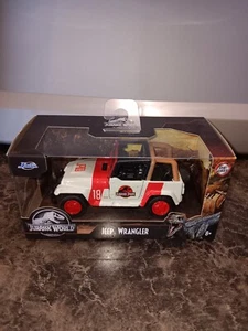 Jada Toys Hollywood Rides Jurassic Park World Jeep Wrangler Die Cast - BB44 - Picture 1 of 5