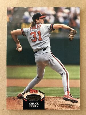1992 Stadium Club #315 Chuck Finley Baseball Card - Image 1 of 2