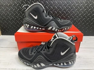 NIKE AIR PENNY V 5 BLACK/WHITE-METALLIC SILVER SIZE MEN'S 8 [CZ8782-001] - Picture 1 of 12