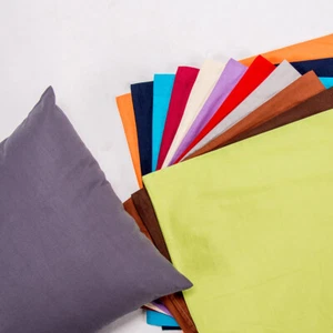 4er Set diMio Baumwollkissenhülle Kissenbezug 100% Baumwolle Dekokissenbezug Uni - Bild 1 von 14