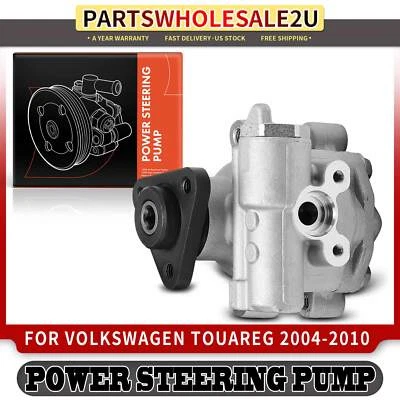 1x Power Steering Pump for Volkswagen Touareg 2004 2005 2006 2007 2008 2009 2010 - Image 1 of 4