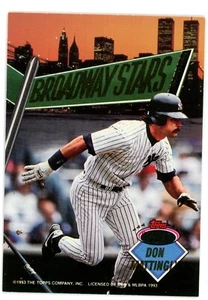 VTG Don Mattingly & Doc Gooden 1993 Stadium Club Broadway Stars Members Only Z4 - Picture 1 of 2