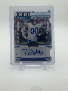 TYLER DAVIS 2024 CONTENDERS ROOKIE TICKET STUB DIE CUT RC AUTO /90 - Picture 1 of 2