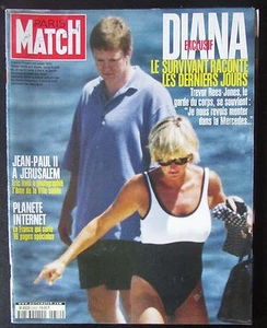 PARIS MATCH 2000 LADY DIANA JEAN PAUL II JERUSALEM AXELLE RED FASHION OF THE FUTURE - Picture 1 of 1