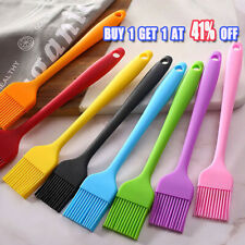 Silicone Pastry Brush Baking BBQ Basting Oil Pastry Cooking Bakeware Utensil UK