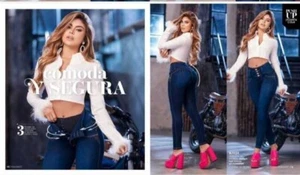 Pantalones Jeans Colombianos Levanta Cola  Original Talla 10 k1152 - Picture 1 of 1