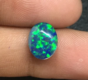 Amazing australian triplet opal cabochon gemstone oval shape 1.95 carat - Picture 1 of 4
