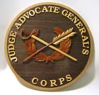 Judge Advocate General's Corps JAG Large Military Wooden Wall Plaque 13.25