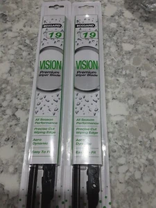 set of 2 premium wiper blades 19 inch - Picture 1 of 3