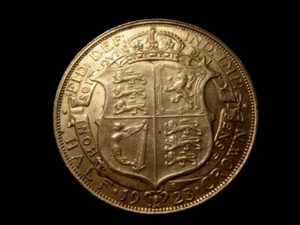 Great Britain. GEORGE VI. HALF-CROWN 1923. Nice.  Free U.S. shipping. - Picture 1 of 2