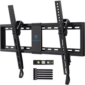 PERLESMITH Tilt Low Profile TV Wall Mount Bracket for 32-82 Inch LED LCD OLED - Picture 1 of 7