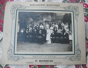 Photographie ancienne vers 1920 Mariage photo Bosseau Maine et Loire Longué - Picture 1 of 6