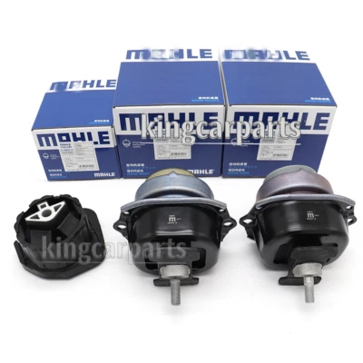 3x OEM Mahle Left & Right Engine Motor Transmission Mounts For BMW X5 X6  3.0L - Image 1 of 4