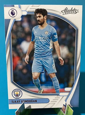 2021-22 Chronicles Absolute Premier League Ilkay Gundogan #50 City Barcelona - Image 1 of 2