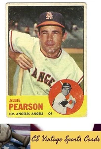 1963 Topps #182 Albie Pearson - Picture 1 of 2
