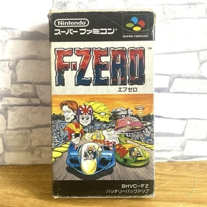 SNES -- F-ZERO -- Can Save data! Boxed. Super famicom. From Japan - Picture 1 of 8