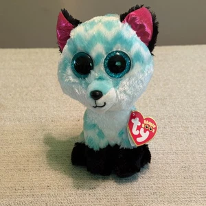 Piper der blau-weiße Fuchs Ty Beanie Boos 20180 Plüsch selten Claire's exklusiv 6 Zoll - Bild 1 von 7