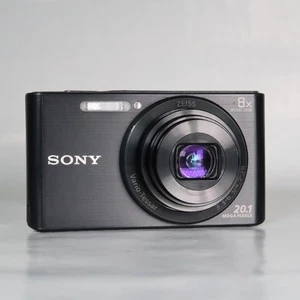 Sony Cyber-shot DSC-W830 20.1MP 8x Digital Camera Black, SD Card 4Gb - Excellent - Picture 1 of 19