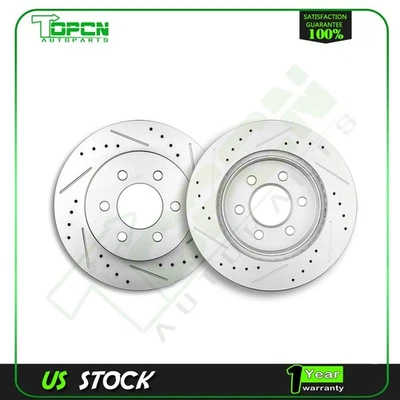 For 1998 1999 2000 2001 2002 Dodge Dakota Durango Front Brake Discs Rotors Kit - Изображение 1 из 4