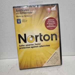 NEW Norton AntiVirus with AntiSpyware by Symantec for Win 7/Vista/XP 2011 CD-ROM - Picture 1 of 2