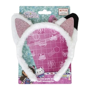 Cerchietto per capelli di Gabby's Dollhouse bianco design di Panty Zampe con orecchie - Foto 1 di 3