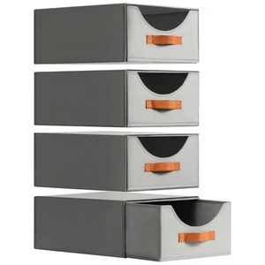 Homsorout Large Closet Storage Bins with Drawer Fabric Bins for Organization ... - Picture 1 of 7