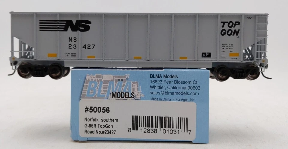 BLMA Models 50056 HO Scale Norfolk Southern G-86R TopGon Gondola #23427 LN/Box - Image 1 of 1