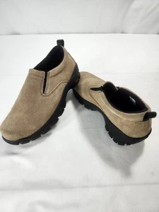 RedHead Women's Suede Slip-On Leather Casual Shoes Moc Comfort Brown Size 7.5 - Picture 1 of 7