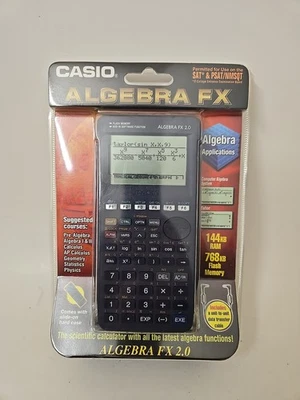 Casio Algebra FX 2.0 Scientific Graphing Calculator Brand New Sealed - Image 1 of 2
