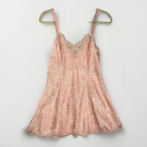Vintage Victorias Secret Gold Label Slip Dress XS/S Pink Lacy Fairy Coquette - Picture 1 of 8