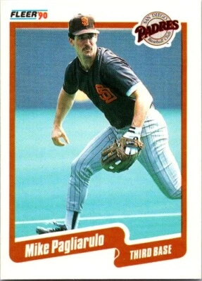 1990 Fleer - Mike Pagliarulo #163 - Image 1 of 2